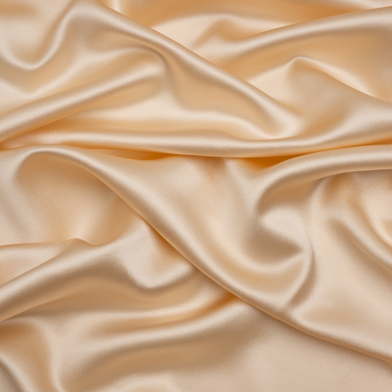 1 Yard Cream Pink Silk Crepe Back Satin Soft Smooth Elegant Sewing Fabric for Evening Gowns 44 inch Width